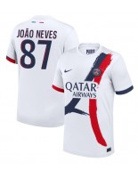 Paris Saint-Germain Joao Neves #87 Bortedrakt 2024-25 Korte ermer